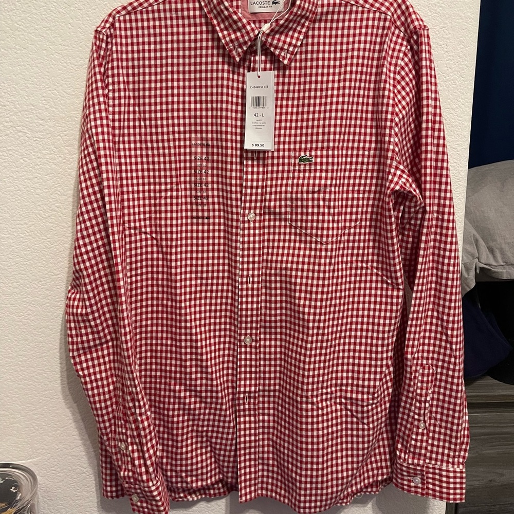 Lacoste long sleeve shirt
